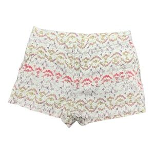 Free People - EC - Geometric Patterned Shorts in Pink and Cream